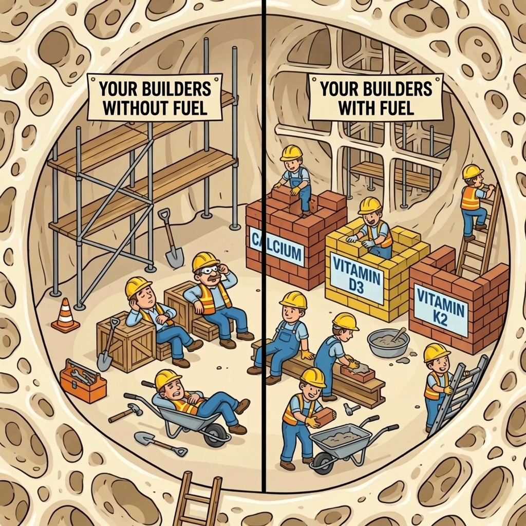 Your Calcium Had Nothing to Build With
