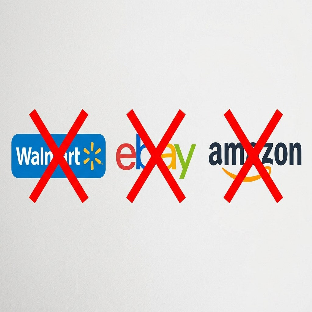 Volera is not sold on Amazon, eBay or Walmart — only on the official website.